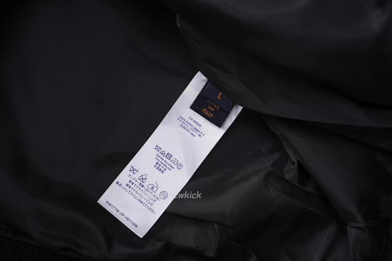 Louis Vuitton X Nba Leather Basketball Jacket Black (3) - www.newkick.vip